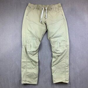 G Star Raw Mens Pants 32 Beige 5620 3D Sport Tapered Drawstring Streetwear 32x32